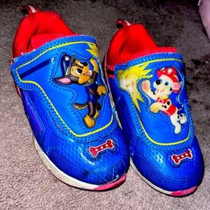 Paw patrol Velcro shoes size 9
